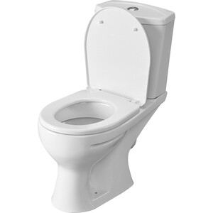 Унитаз-компакт Santeri Ультра Стандарт косой выпуск, с сиденьем (1.P401.3.S00.00B.F)