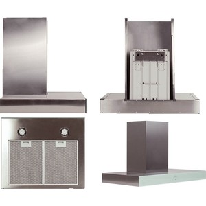 Вытяжка Elikor Агат 60Н-1000-Е4Д нержавеющая сталь/белый