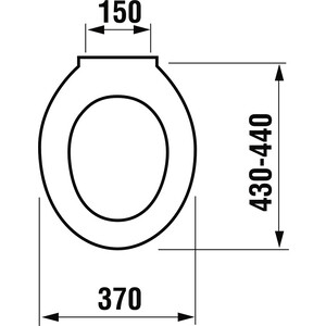Сиденье для унитаза Jika Lyra/Dino с металлическими петлями, хром (8.9337.0.300.063)