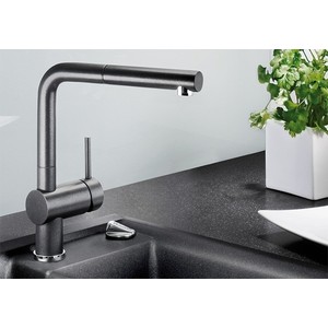 Смеситель для кухни Blanco Linus-S темная скала (518813)