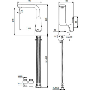 Смеситель для раковины Vidima One (BA083AA)