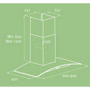 Вытяжка Jet Air Tory P 60 INX