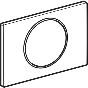 Кнопка смыва Geberit Sigma 10 белый/матовый хром (115.758.KL.5)