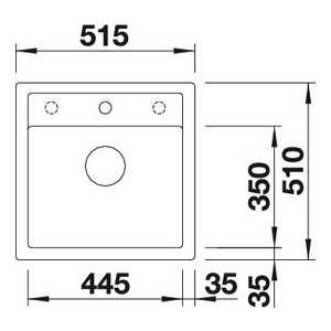Кухонная мойка Blanco Dalago 5 белый (518524)