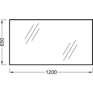 Зеркало Jacob Delafon 120x65 см (EB1085-NF)