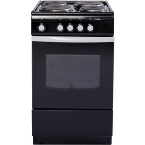 Электрическая плита de luxe 5004.12э (чёрная)