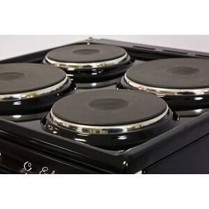 Электрическая плита de luxe 5004.12э (чёрная)