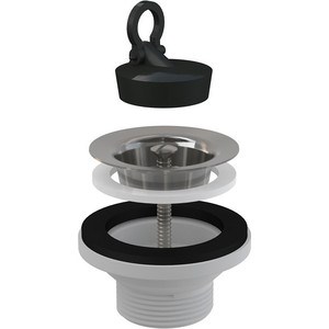 Слив для раковины AlcaPlast с нержавеющей решеткой D62 (A31)