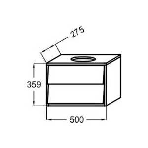 Тумба под раковину Jacob Delafon Escale 50 белый (EB763-HU)