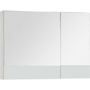 Зеркальный шкаф Aquanet Верона 90 с подсветкой, белый (172339, 179947)