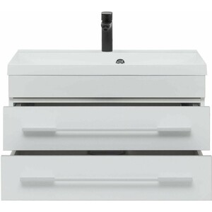 Тумба под раковину Aquanet Верона 75 два ящика, белая (176669)