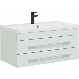 Тумба под раковину Aquanet Верона 90 два ящика, белая (172335)