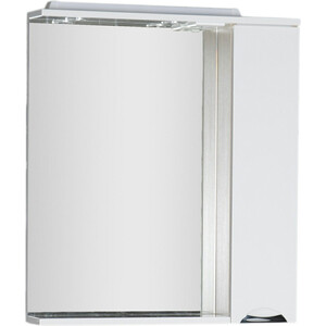 Зеркало-шкаф Aquanet Гретта 75 светлый дуб/белый (173986)