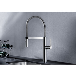 Смеситель для кухни Blanco Culina-S гибкий излив, нержавеющая сталь (517598)