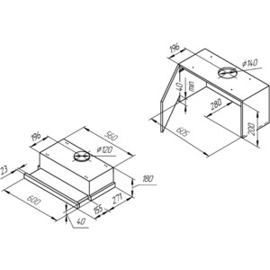 Вытяжка встраиваемая Kuppersberg Slimlux II 60 C