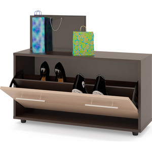 Тумба СОКОЛ ТП-3 венге/беленый дуб