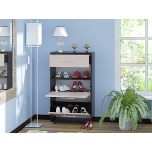 Тумба СОКОЛ ТП-2 венге/беленый дуб