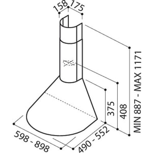 Вытяжка Elica Tonda F/60 IX