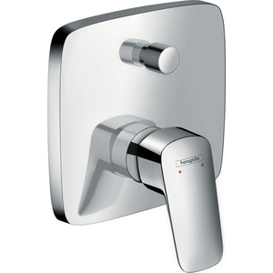 Смеситель для ванны Hansgrohe Logis с механизмом, хром (71405000, 01800180)