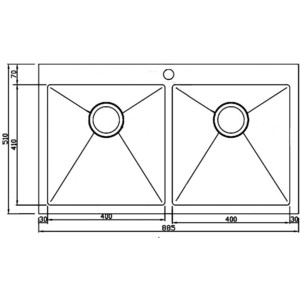 Кухонная мойка Seaman Eco Marino SMB-8851DS.A