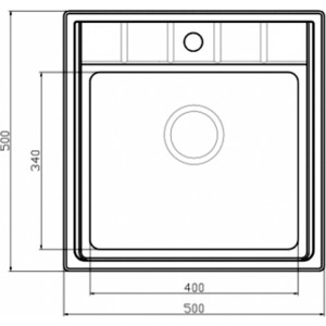 Кухонная мойка Seaman Eco Roma SMR-5050A.A