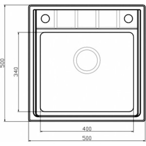 Кухонная мойка Seaman Eco Roma SMR-5050A.B