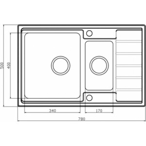 Кухонная мойка Seaman Eco Roma SMR-7850B.B