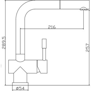 Смеситель для кухни Seaman Eco Venice SSN-0912P Night (SSN-0912P-Night)