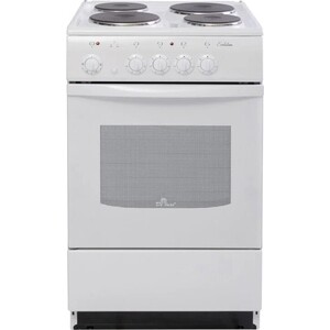 Электрическая плита de luxe 5004.12э (белая)
