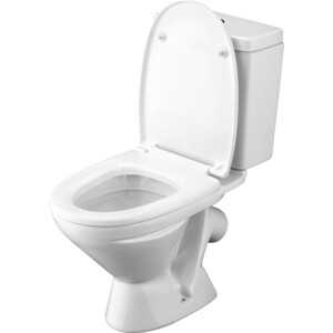 Унитаз-компакт Santek Лига наклонный выпуск 2-ой смыв с сиденьем (1WH302141)