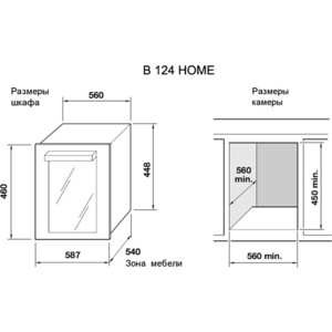 Винный шкаф Indel B BUILT-IN 24 Homme Plus