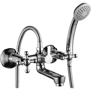 Смеситель для ванны Rossinka Silvermix с душем, хром (G02-83)