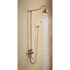 Душевая система Lemark Villa со смесителем, бронза (LM4862B)