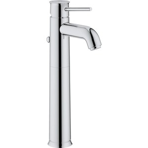 Смеситель для раковины Grohe BauClassic высокий, с донным клапаном (32868000)