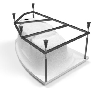 Каркас для ванны Cersanit Joanna 140х90 ассиметричный (K-RW-JOANNA*140n)