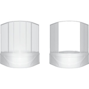 Акриловая ванна BAS Хатива 145х145 с каркасом, без гидромассажа (В 00042)