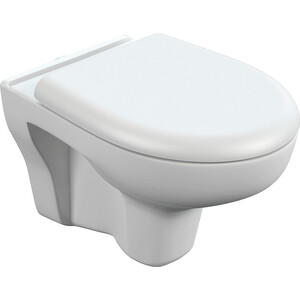 Унитаз подвесной безободковый Cersanit Nature Clean ON с сиденьем микролифт (S-MZ-NATURE-COn-DL-w)