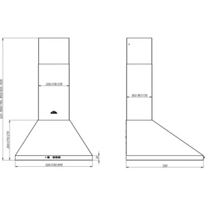 Вытяжка Elikor Вента 60П-650-К3Д черный