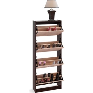 Тумба для обуви СОКОЛ ТО-24 венге/беленый дуб венге