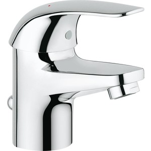 Смеситель для раковины Grohe Euroeco с донным клапаном (23262000)
