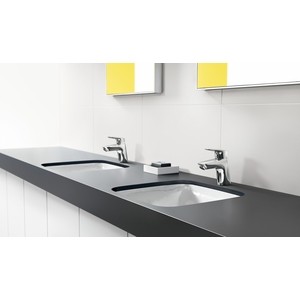 Смеситель для раковины Hansgrohe Logis с донным клапаном Push-Open, хром (71077000)