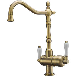 Смеситель для кухни ZorG Clean Water под фильтр, бронза (ZR 326 YF BR)