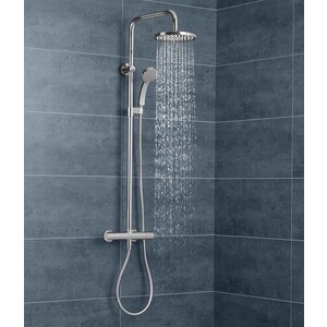 Душевая система Jacob Delafon July с термостатом, хром (E45716-CP)