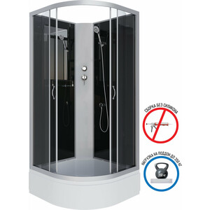 Душевая кабина Niagara NG-3501-14BK 90х90х200