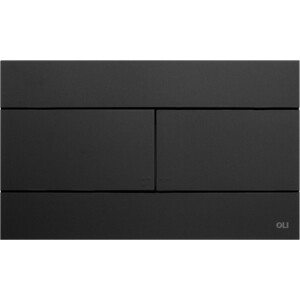 Кнопка смыва OLI Slim черная (659055)