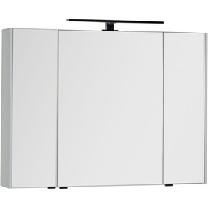 Зеркальный шкаф Aquanet Латина 100 белый (179636)