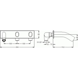 Смеситель для раковины Jacob Delafon Talan (E10087RU-CP)