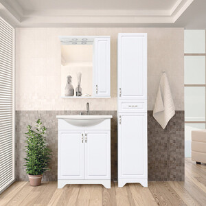 Тумба под раковину Style line Олеандр-2 Люкс 75 белая (ЛС-00000048)