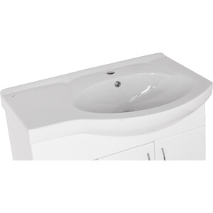 Тумба под раковину Style line Эко Стандарт №25 L ящики слева, белая (ЛС-00000108)