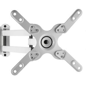 Кронштейн для телевизора Monstermount MB-5225 (22-43", VESA 100/200) наклонно-поворотный, до 30 кг,белый